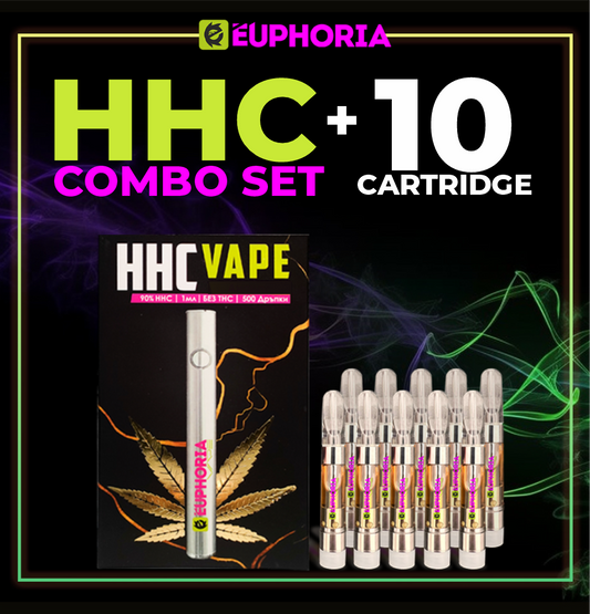 Комплект 10 HHC пълнители90%.